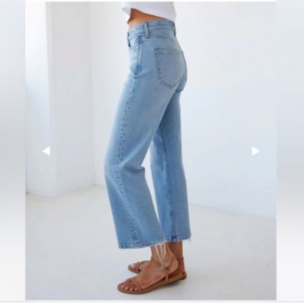 AYR The EASY EASY Straight Crop Jeans All or Nothing Light Wash 29
